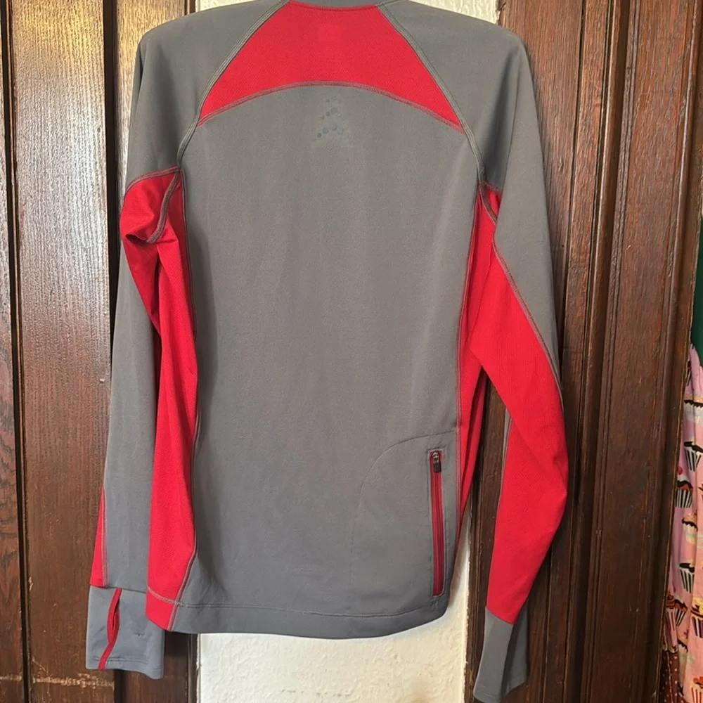 Rei women’s long sleeve grey and red shirt size small - Picture 5 of 7